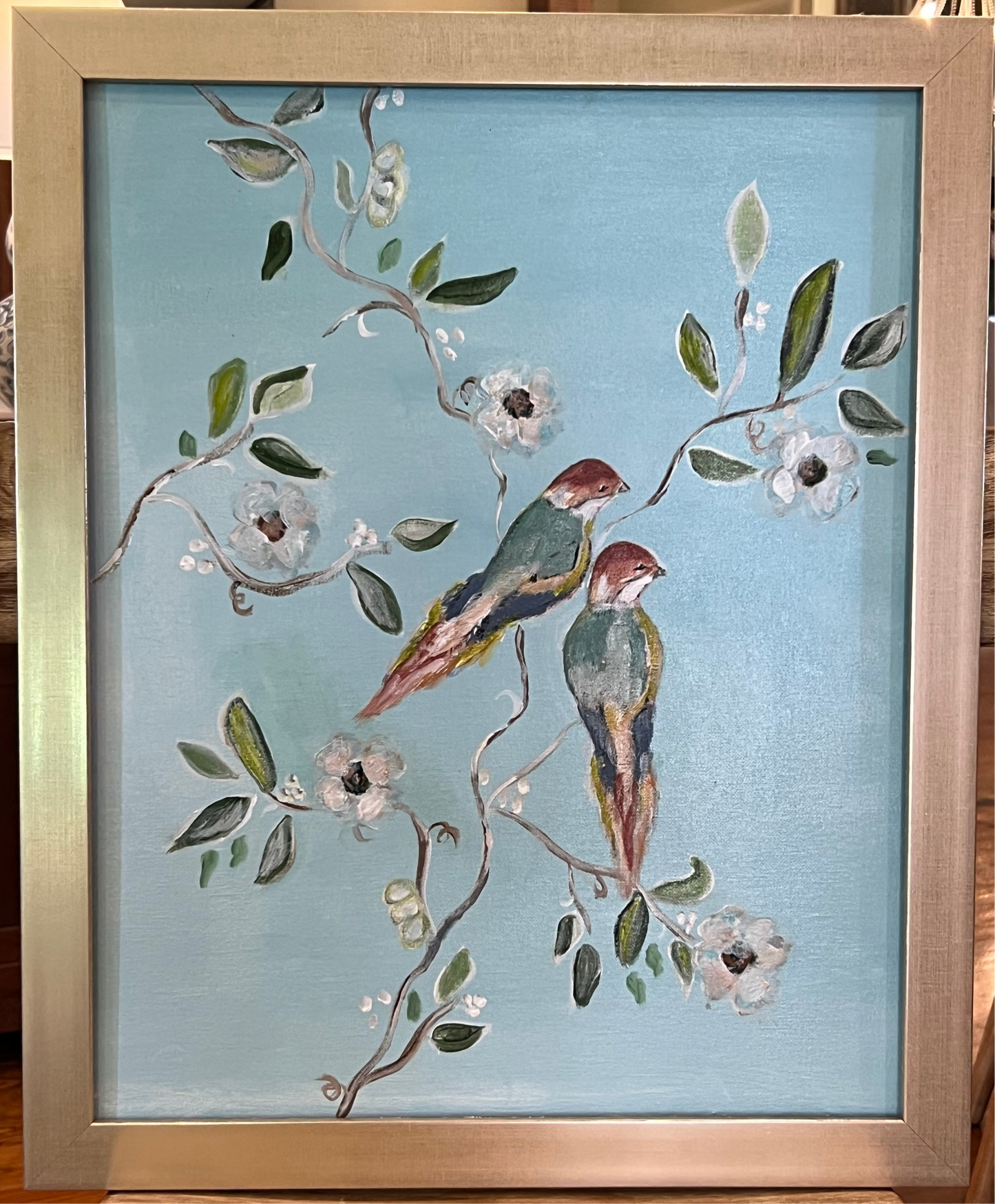 Birds of a Feather (Original) (Framed 16x20)